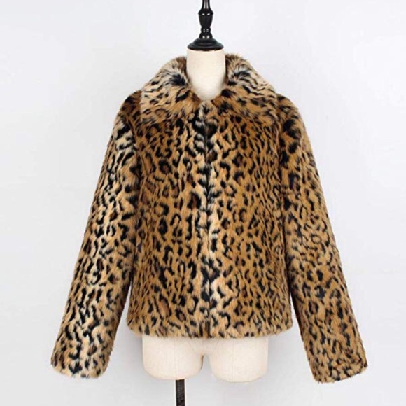 Leopard faux fur jacket - Picture 4 of 5
